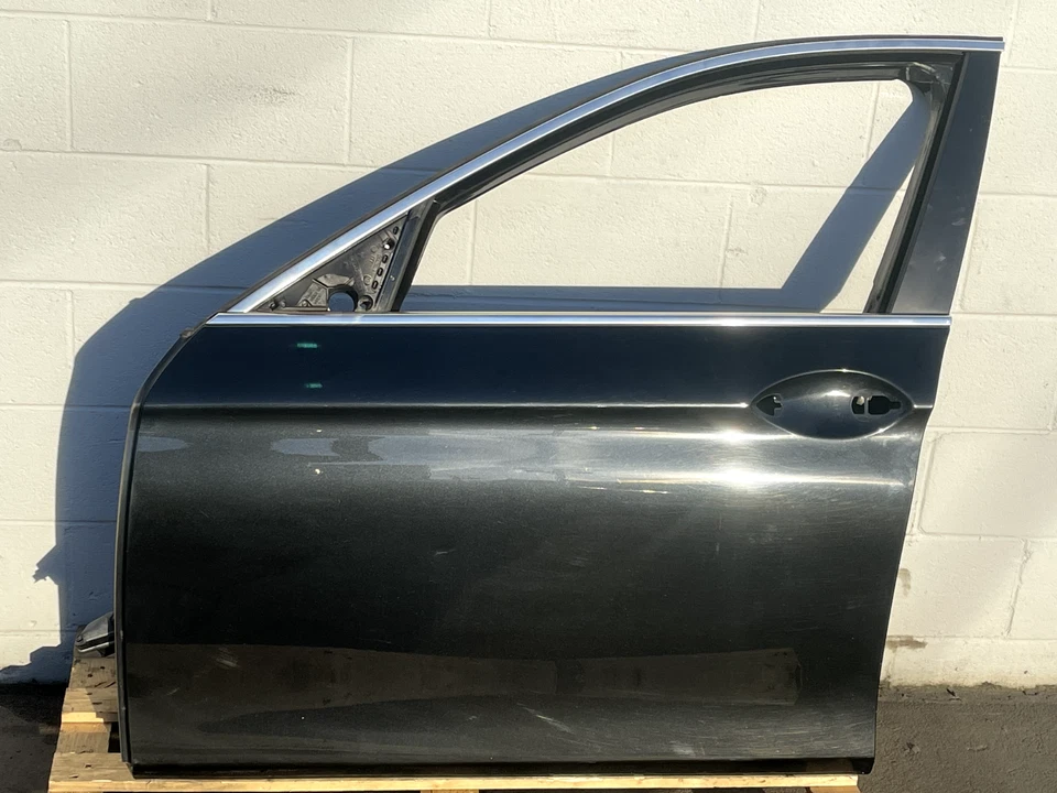 BMW 528i 535i 550i M5 F10 2011-2016 conductor puerta delantera izquierda carcasa negro OEM Foto 4 de 4