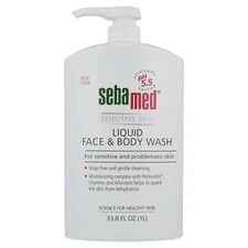 NEW Sebamed Liquid Face & Body Wash for Sensitive Skin 100% Soap Free (1 Liter)
