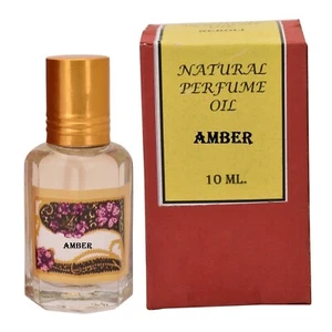 Huile de parfum naturel parfum ambre de longue durée, Roll on Attar 10ml -(Maroon)
