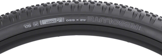 WTB Resolute Tire - 650b x 42, TCS Tubeless, Folding, Black