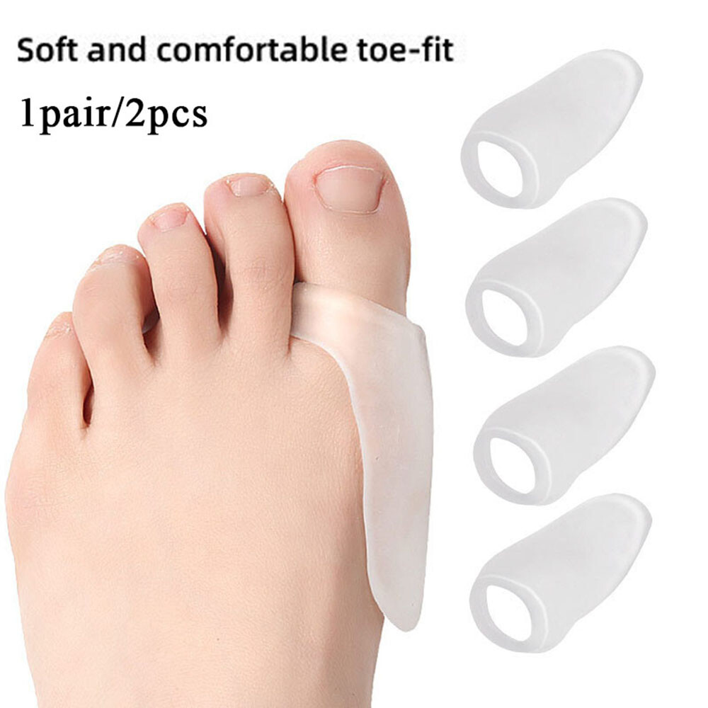 Paquete De 2 Protectores De Juanetes De Gel De Silicona Para Aliviar El ”