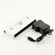 1pcs 8 Ports Fast Mini Desktop 10/100 Mbps Ethernet Switch LAN Network Hub White