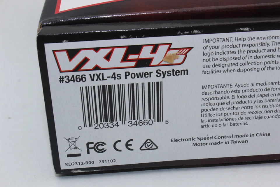 Traxxas TRX 3466 Combo 540 XL Velineon VXL-4s Brushless Fahrregler + Motor NEU - Bild 2 von 4