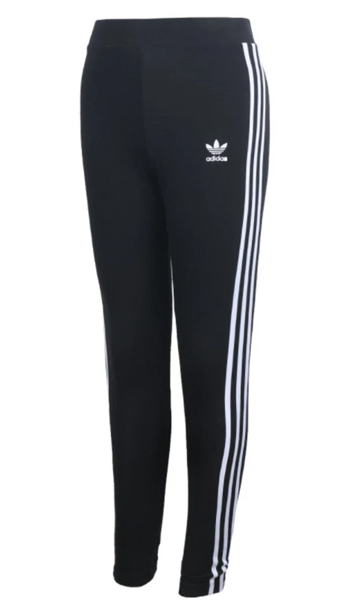 Adidas Women Originals 3-Stripe Tight Pants Black Training Yoga GYM Pant  GN4504