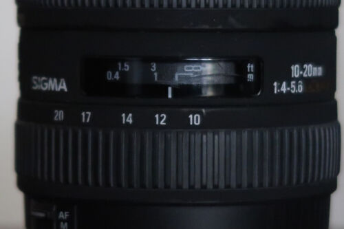 SIGMA LENS 10-20MM 1:4-5.6 DC HSM BLACK CAN MOUNT A PROFESSIONAL CAMERA CLASSIC - Picture 4 of 5