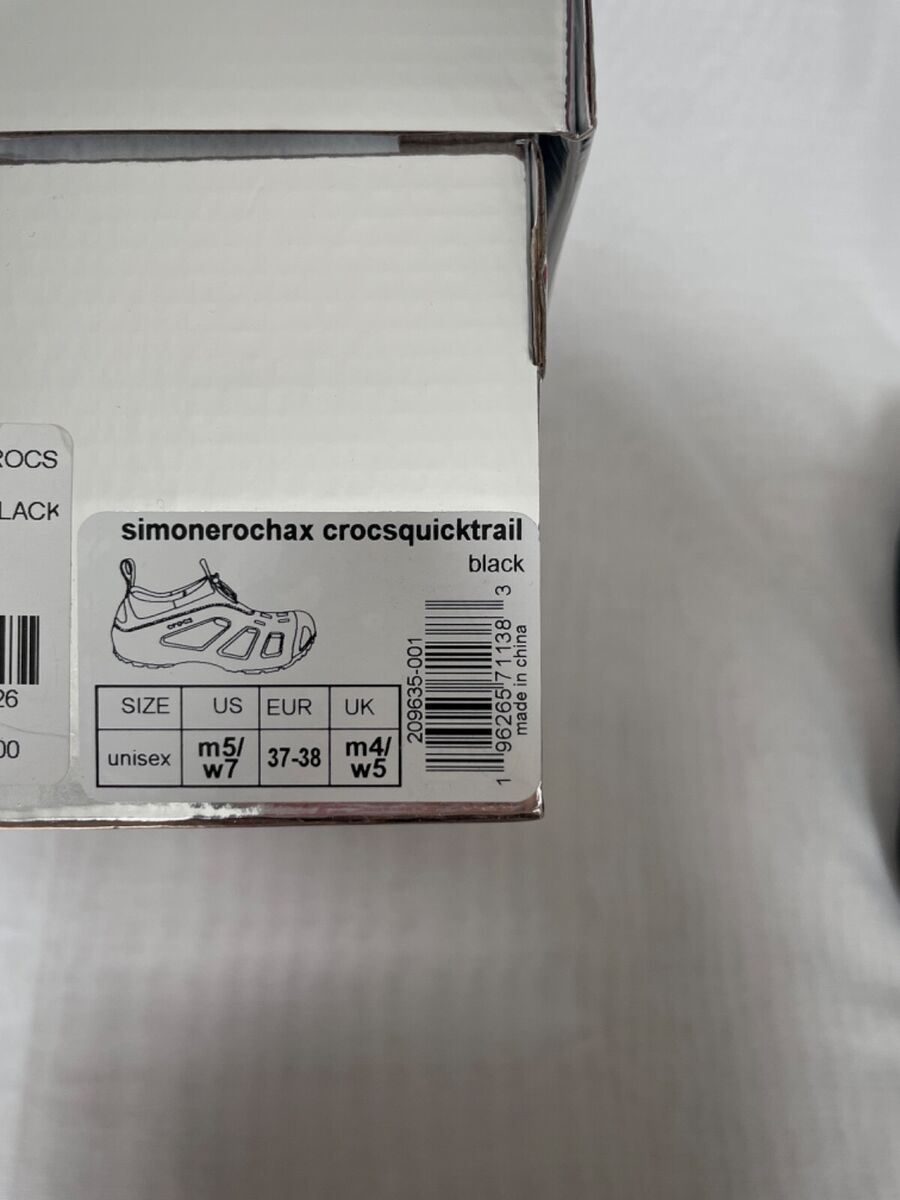 Simone Rocha x Crocs - Quick Trail (black) RARE DEADSTOCK | eBay Simone Rocha x Crocs - Quick Trail (black) RARE DEADSTOCK | eBay