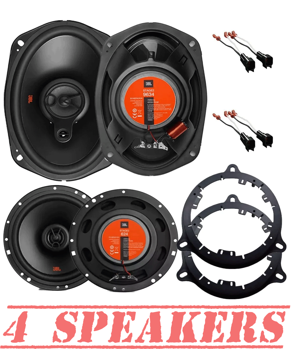 2004-2015 Nissan Titan JBL 420W Front & 240W Rear Door Replacement