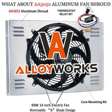 Aluminum Shroud Fan For 68-74 Dodge Coronet Plymouth Big Block V8 22 Us..