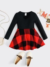 christmas girl dress
