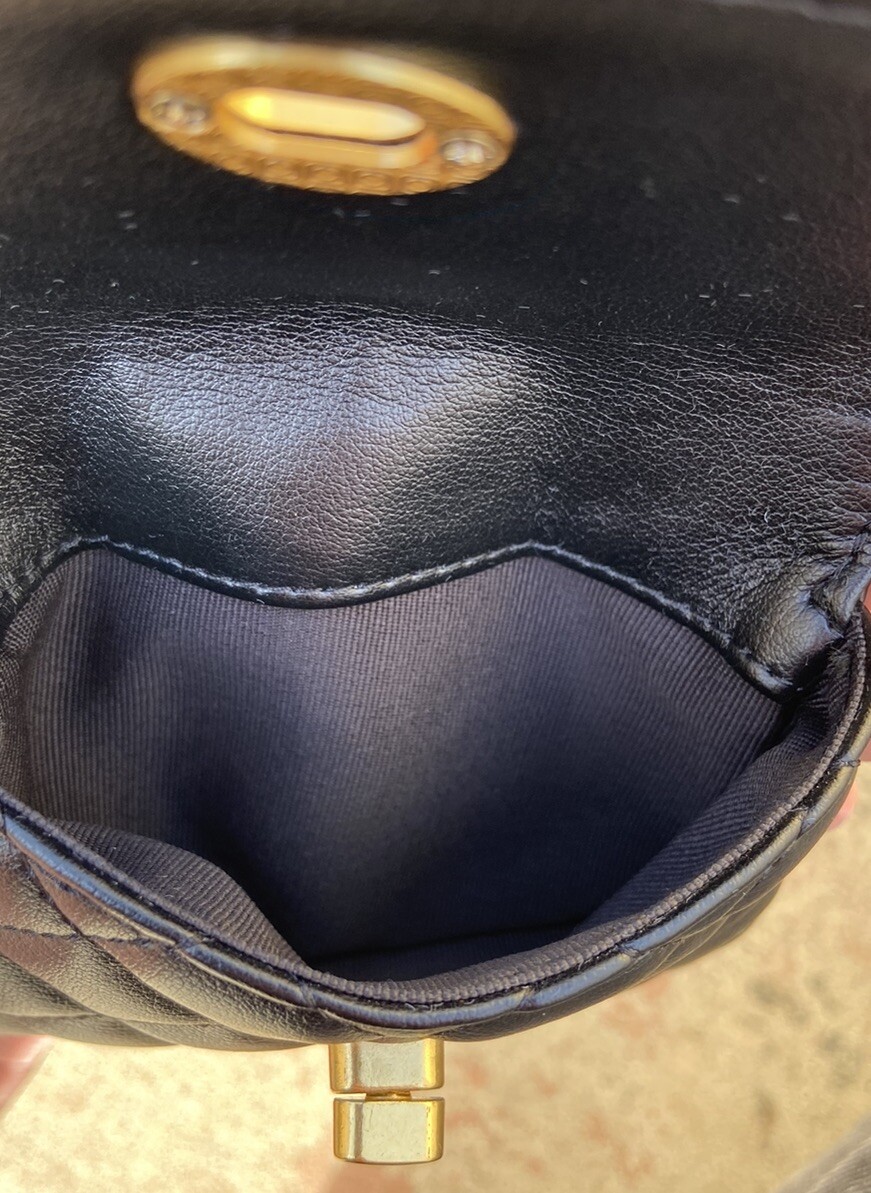Vtg Quilted Lambkin Styl Zip Around Classic Black Wallet Vtg Quilted Lambkin Styl Zip Around Classic Black Wallet
