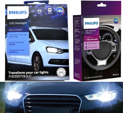 Philips Pro3101 LED White Canceler 9005 Two Bulb Headlight High Beam Upgrade Fit