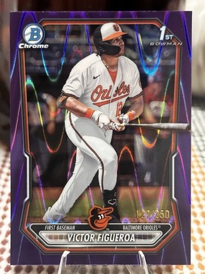 2026 Bowman Chrome  1st Bowman Victor Figueroa Orioles #BCP-117 Purple /250