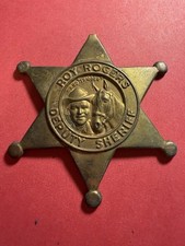 1950's ROY ROGERS DEPUTY SHERIFF Badge Trigger