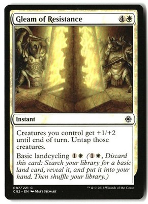 MTG Gleam of Resistance [CN2 - 87] LP 5-87