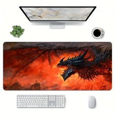 40 90cmDragon Design Large Extended Gaming Mouse Pad - Non-Slip Rubber Base, Wat