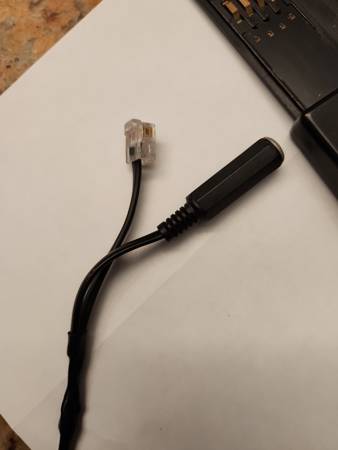 VINGCARD 2100 Contact programming probe serial port with power override jack .