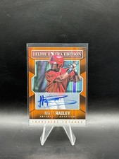 2014 Panini Elite Extra Edition 3/10 Matt Railey #59 Auto Orange