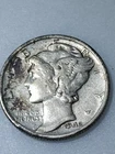 1942 Mercury Dime 90% Silver 10c US Coin Collectible