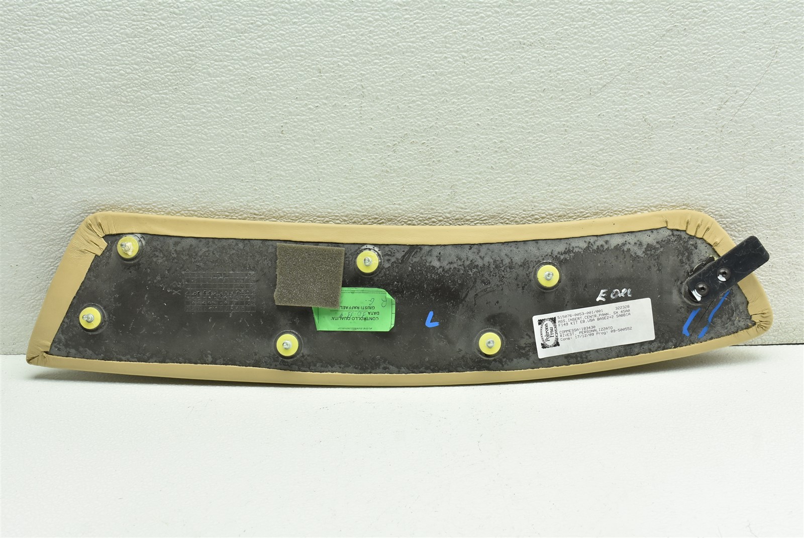 2010 Ferrari California Left Door Panel Insert Trim Cover 