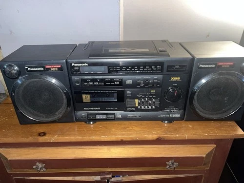 Panasonic RX-DS650 Portable Stereo CD Player Vintage Boombox *PARTS or REPAIR*