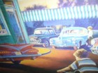 1950's chevy's?laminated restaurant  menu?Pig Sandwich,signed Randy Wellborn — photo 10