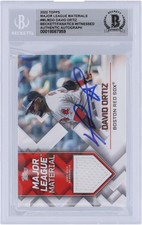 David Ortiz Red Sox Signed 2022 Topps Series One Major League #MLM-DO BAS Card