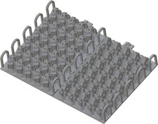 1/35 Panther Ausf. G/Jagdpanther 3D Printed Schurzen Rack Set P35T-031