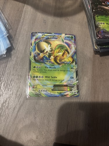 Chesnaught EX XY18 Pokemon 2014 Black Star Promo Tcg MP Card Collectible
