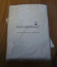 Naturepedic Organic Waterproof Mattress Protector Pad Washable  Reusable Queen