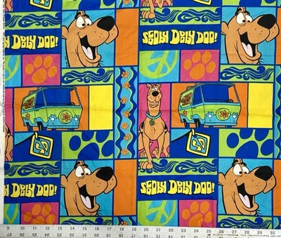 VINTAGE 2005 Scooby Doo (Spring Industries) - BTFQ: 18  x 22