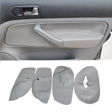 4pcs Door Panel Armrest Cover Interior Door Handle Trim For Vw Golf 4 1998-2005