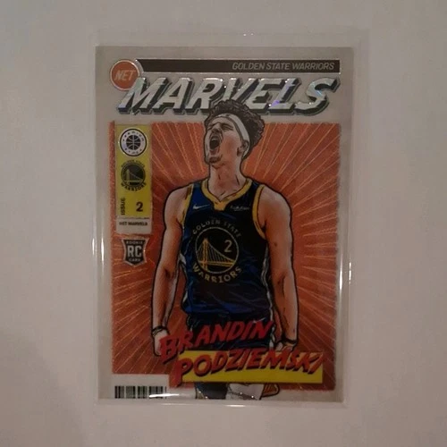 2023-24 Panini Premium Stock #10 Marvels Prizm RC Brandin Podziemski Case Hit 🔥