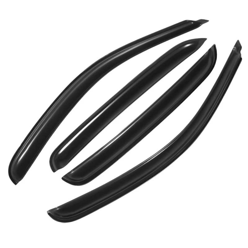 Viseras de ventana originales Chevy Silverado 2007-2013 Sierra deflector de ventilación solar viento Foto 3 de 4