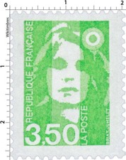 Timbre de 1993 - Marianne de Briat 3F50 vert-jaune -  N° 2821 Neuf