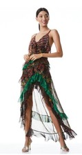 Alice And Olivia LAVERNE LACE BACK GOWN size 10