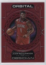 2022-23 Panini Obsidian Orbital Electric Etch Red Flood Zion Williamson #21 04g8