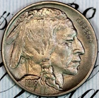 1918-D NEAR+ GEM BU MS BUFFALO NICKEL DC464 FROM MATTHEWS HOARD