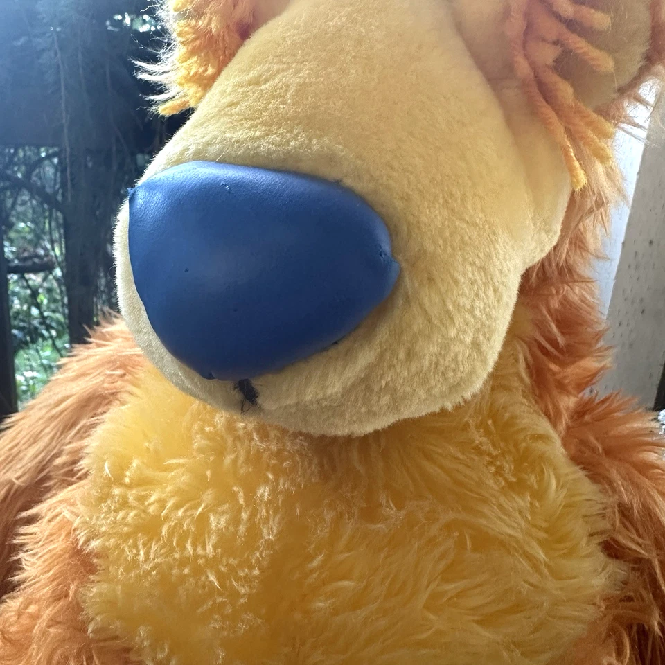 1999 Disney Nanco 18" Bear In The Big Blue House Plush Stuffed Animal Nose Blue - Image 4 of 4