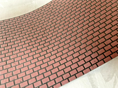 New Lemax Christmas Village: Red Brick Road, Sidewalk, Floor - 35 in x 5 in