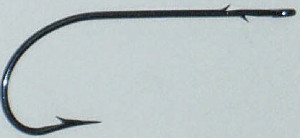 Mustad 33637BU3/0100 33637B # 3/0 100CT Gebläuter Sproat Wurm Haken