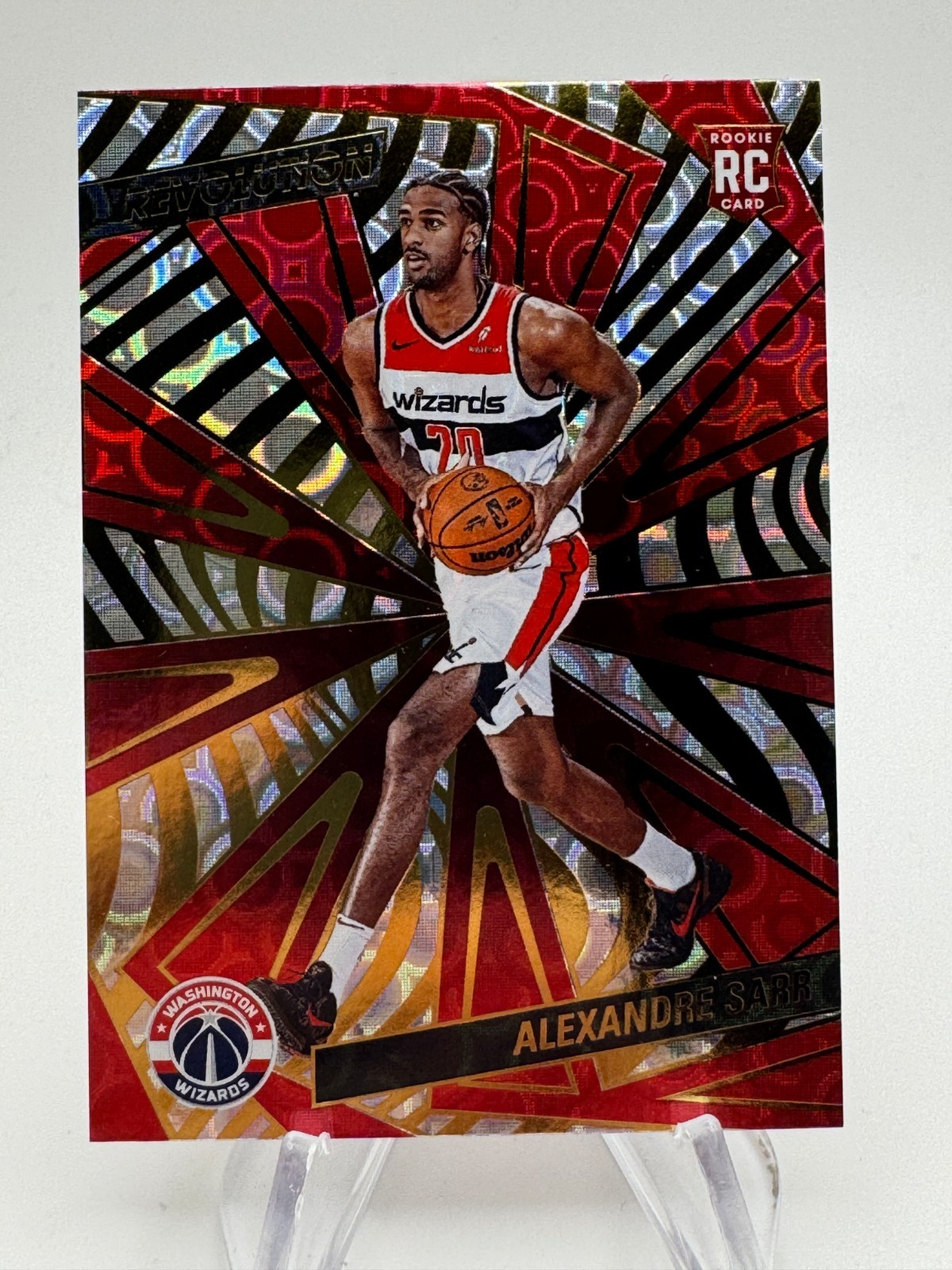 2024-25 Revolution ALEXANDRE SARR Rookie Groove #106 Washington Wizards