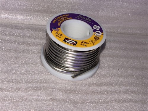 Harris Products 8-oz Lead Free Plumbing Solder .118" 3mm STERLING 227g