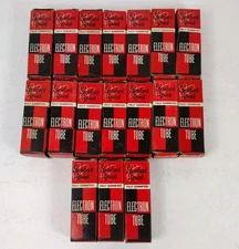 Vintage Standard Various Brands Electron Tubes Lot Of 17 Untested