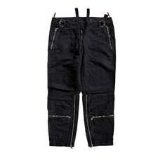 Prada Vintage Linen Biker Pants