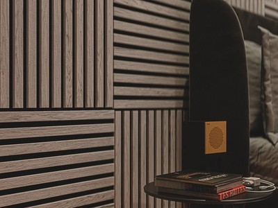 Akustikpaneele Dekor Wandpaneele Paneele MDF Lamellen Filz Wand Decke 60x60cm