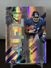 2008 Absolute Tiki Barber NFL Icons Triple Patch /25 Giants Game Used