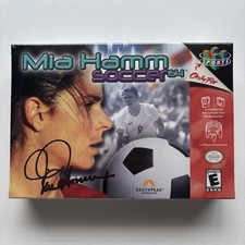 New Mint Mia Hamm Soccer Nintendo 64 N64 Sealed Authentic Rare WATA VGA CGC PSA