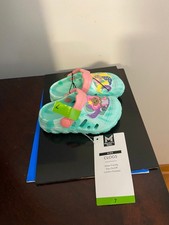 BRAND NEW TODDLER GIRL'S SIZE 7 MEMBER'S MARK CLOG SANDALS