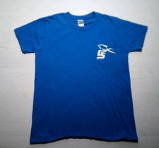 T-shirt blu Carolina Skiff logo ballerine barca da pesca piccola