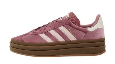 adidas Gazelle Bold women s sandy pink velvet sneaker size women s 7